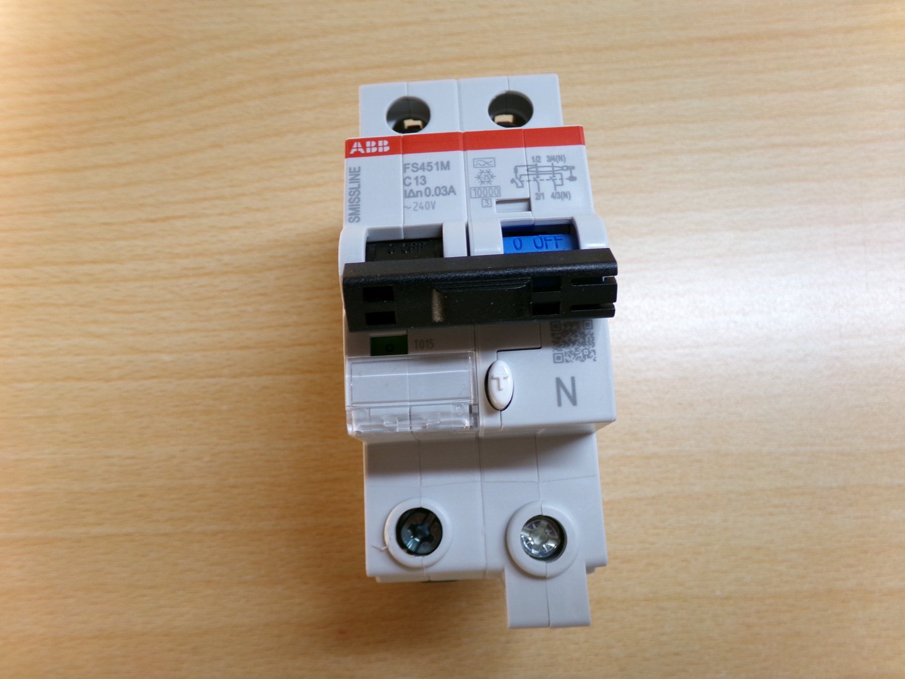 ABB Schalter: FI-LS 2pol. C13 30mA ABB-smissline – Neu und originalverpackt aus Hombrechtikon von HGK50 1