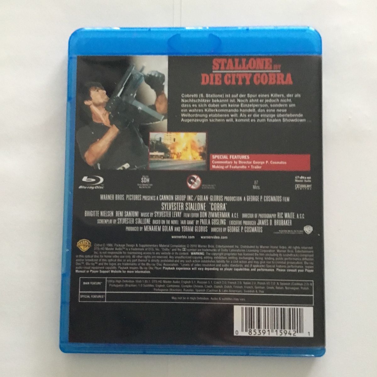 Tutti i DVDs: Die City Cobra - Blu Ray - Neu Wertig – Nuovo (secondo la descrizione) da Blauen venduto da berlingo65 1