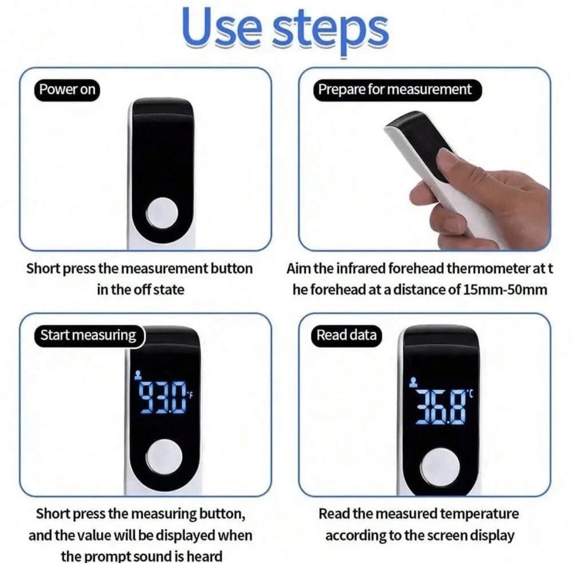 Autres articles pour la maison: Fieberthermometer für Stirn oder Objekt – Neuf avec emballage d'origine à Emmenbrücke par ShopDirect 1