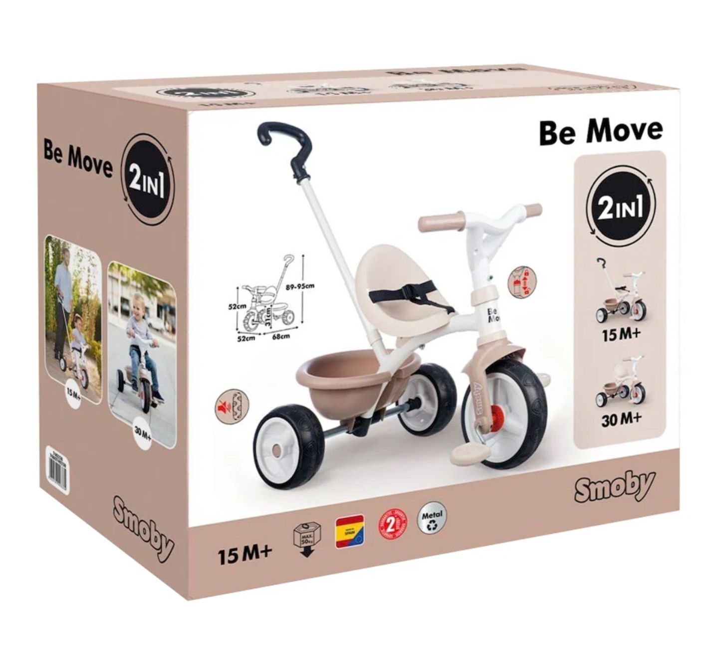 Smoby Fahrzeuge für Kinder: Dreirad Be Move von Smoby – Neu und originalverpackt aus Luzern von alfredhitzkopf 1