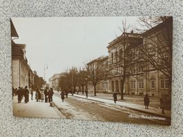 Photo Karte / Aarau - Bahnhofstrasse Gelaufen 1918