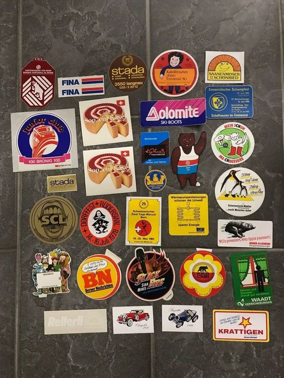 div. alte Sticker / Aufkleber (1) | Kaufen auf Ricardo