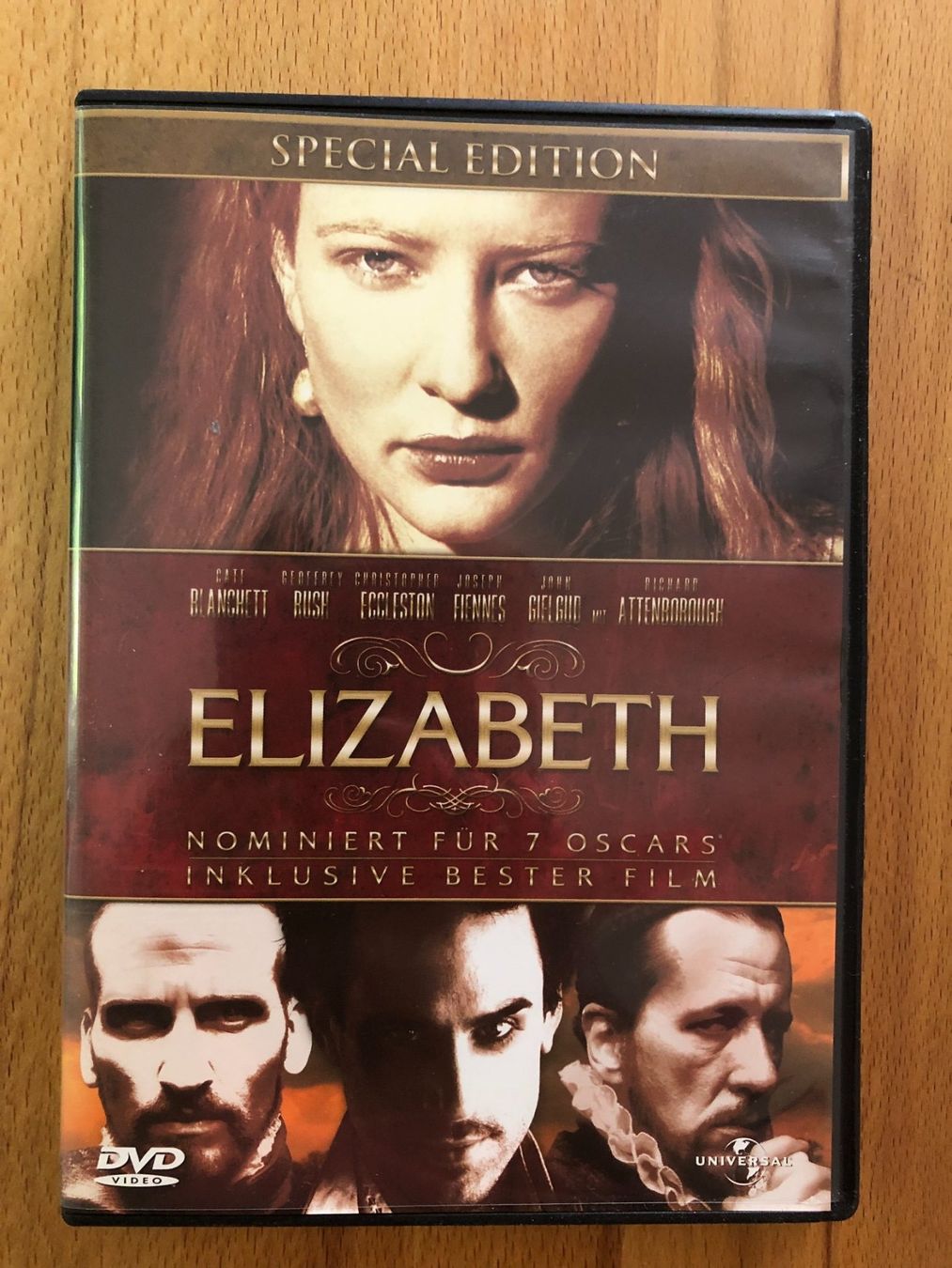 Tutti i DVDs: DVD Elizabeth Special Edition mit Postkarten Cate Blanchett – Usato da Basel venduto da Dasbrauchstdu