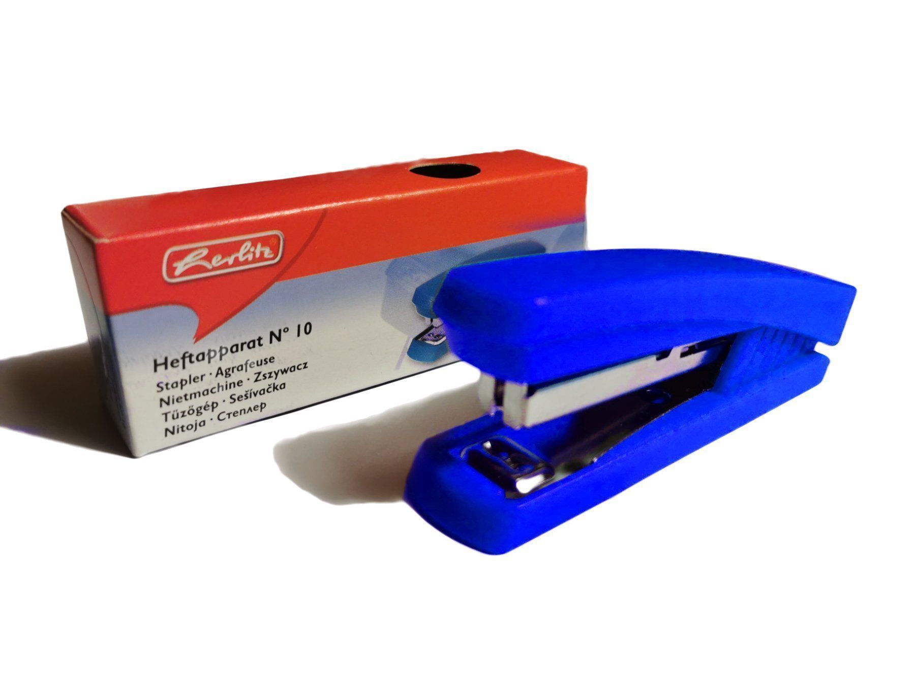 Macchine rilegatrici: 3 x NEUE Heftapparate No.10, Herlitz OVP – Nuovo e nell'imballaggio originale da Gebenstorf venduto da monschala 2