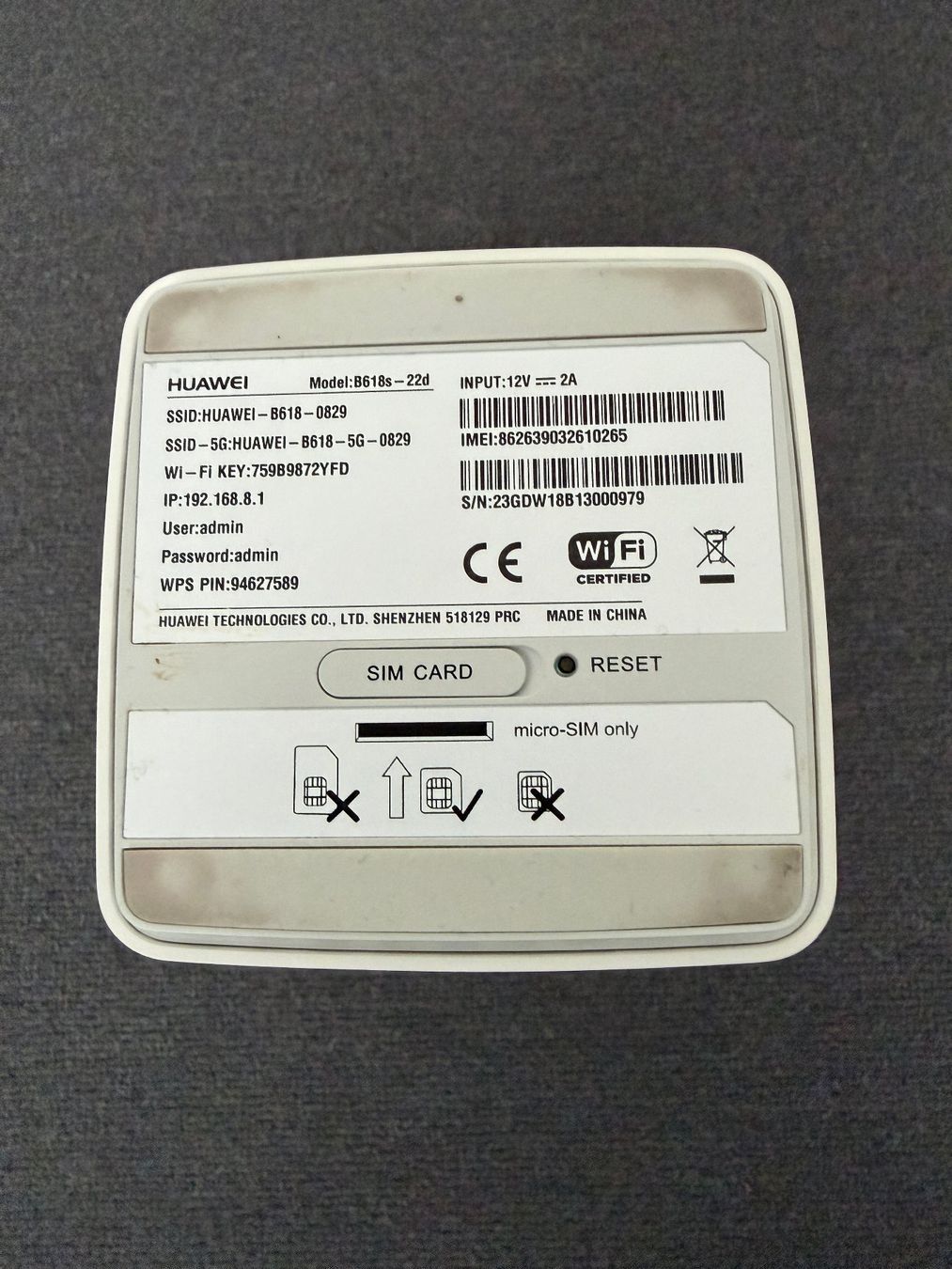Huawei Modem & Router: Huawei B618 – Usato da Möriken AG venduto da jackAG 2