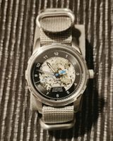 Armbanduhr UNE Rocks - Swiss Made Jungfraujoch Stein Zifferb