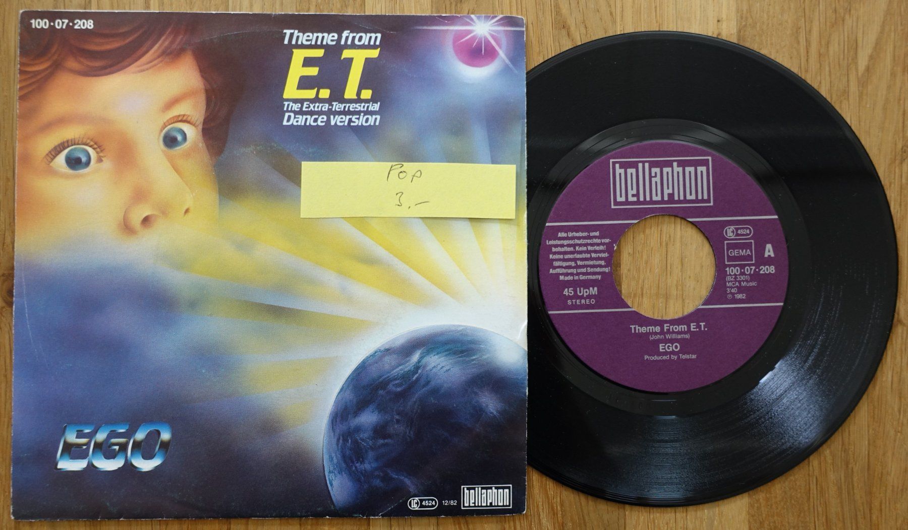 Dischi in vinile: EGO – Theme From E.T. (Dance Version) – Usato da Sessa venduto da discoverymedia