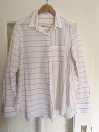 Lässige, helle Bluse aus Baumwolle, Grösse 42