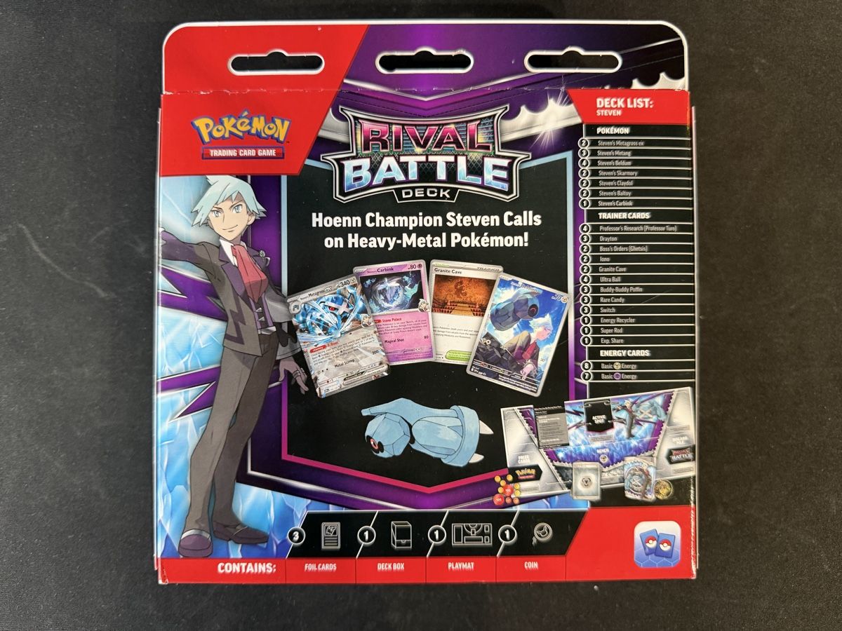 Pokémon Carte collezionabili: Pokemon Rival Battle Deck Steven ab 1.- – Nuovo e nell'imballaggio originale da Wil SG venduto da shinycardboard 1
