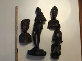 Statuette africaine artisanale - Belle pièce d'art !