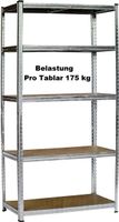 Schwerlast Steckregal 180 x 90 x 40 cm  / 175 kg pro Regal