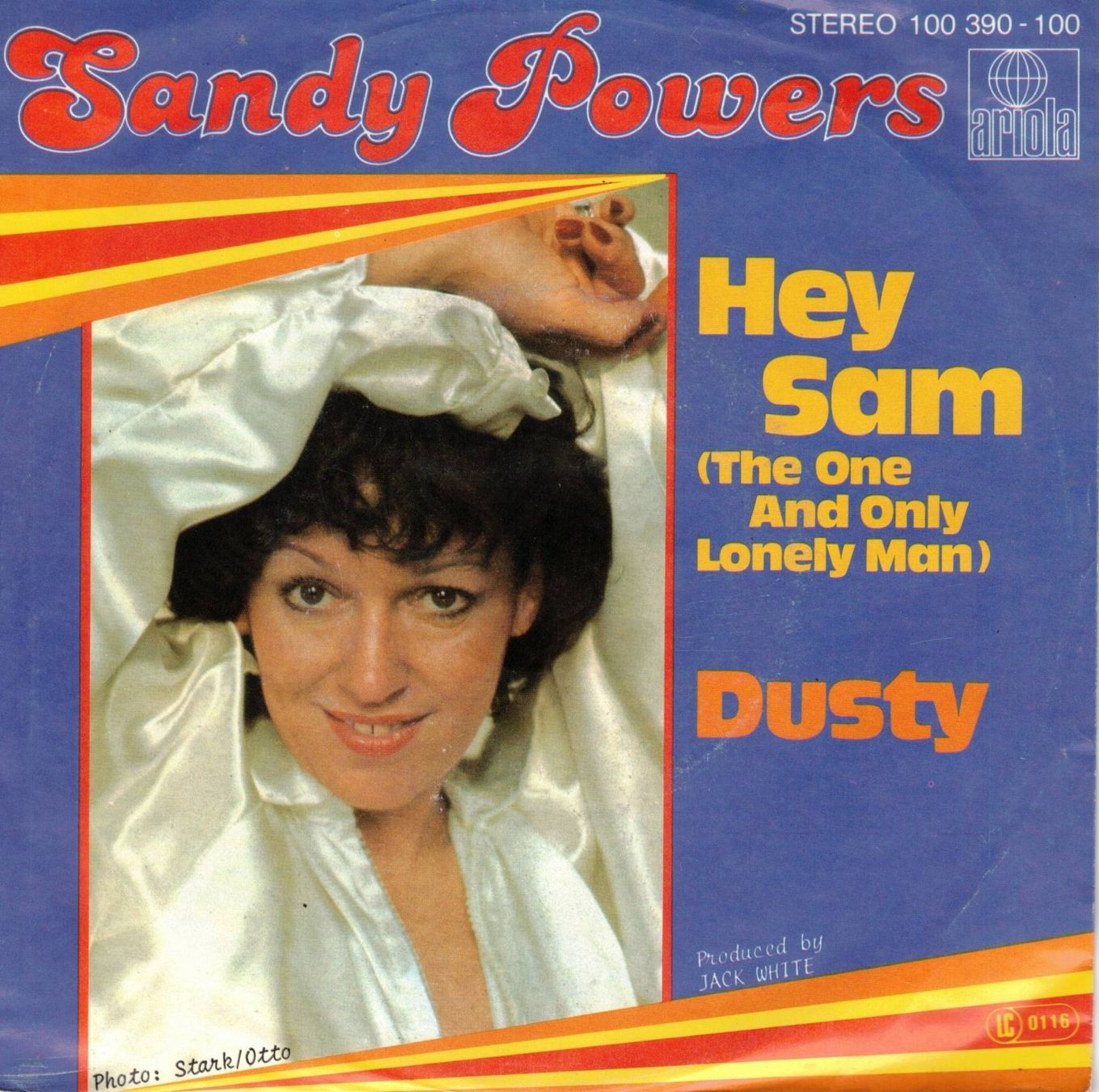Schallplatten: Sandy Powers  --  Hey Sam  Single7 – Gebraucht aus Rheinau von thealbum
