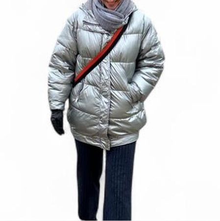 Pepe Jeans Winterjacke, silber, Grösse S, sehr guter Zustand