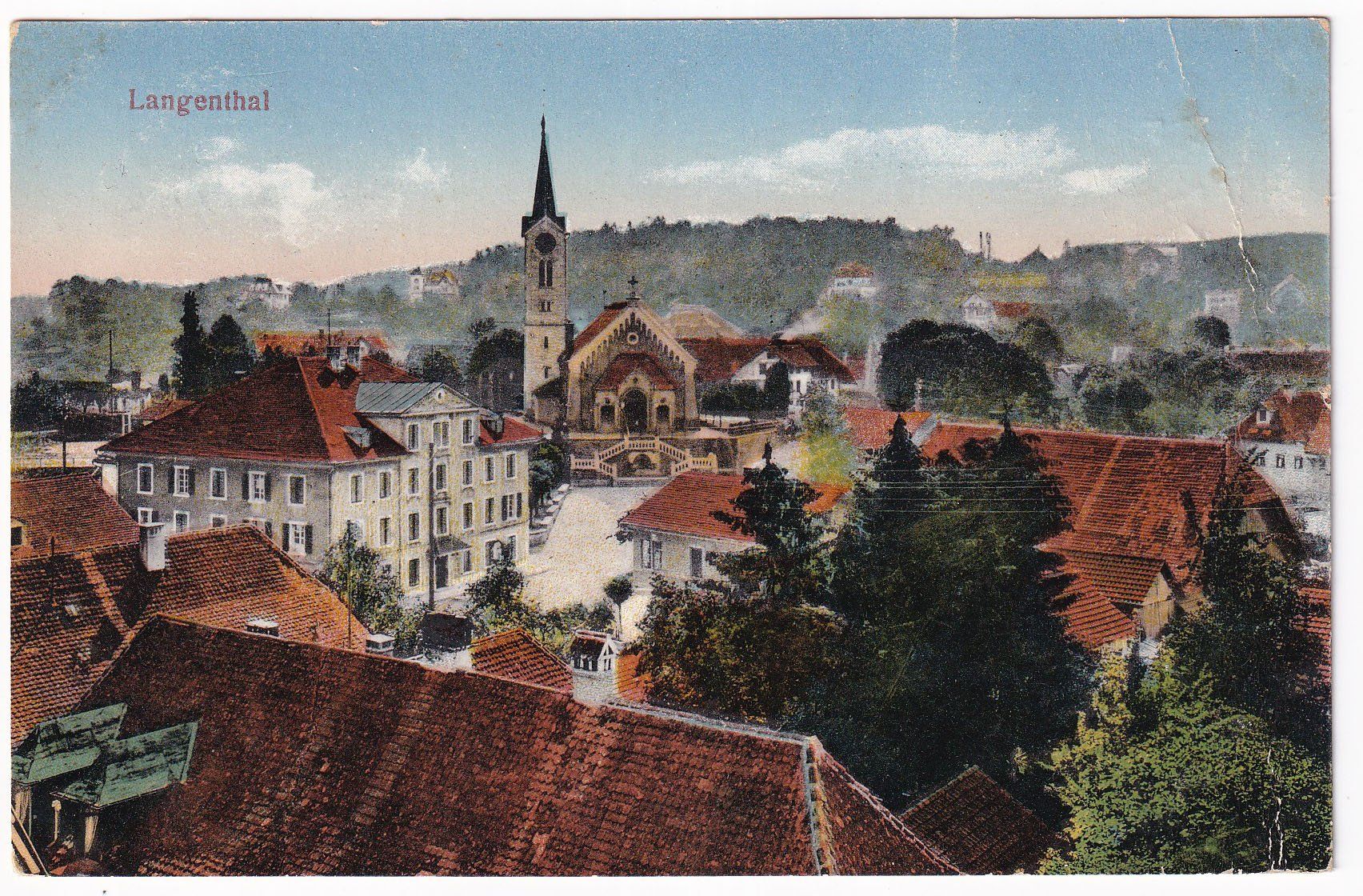 Cartes postales: Langenthal  1922 – D'occasion à Cormoret par Pascalll2001