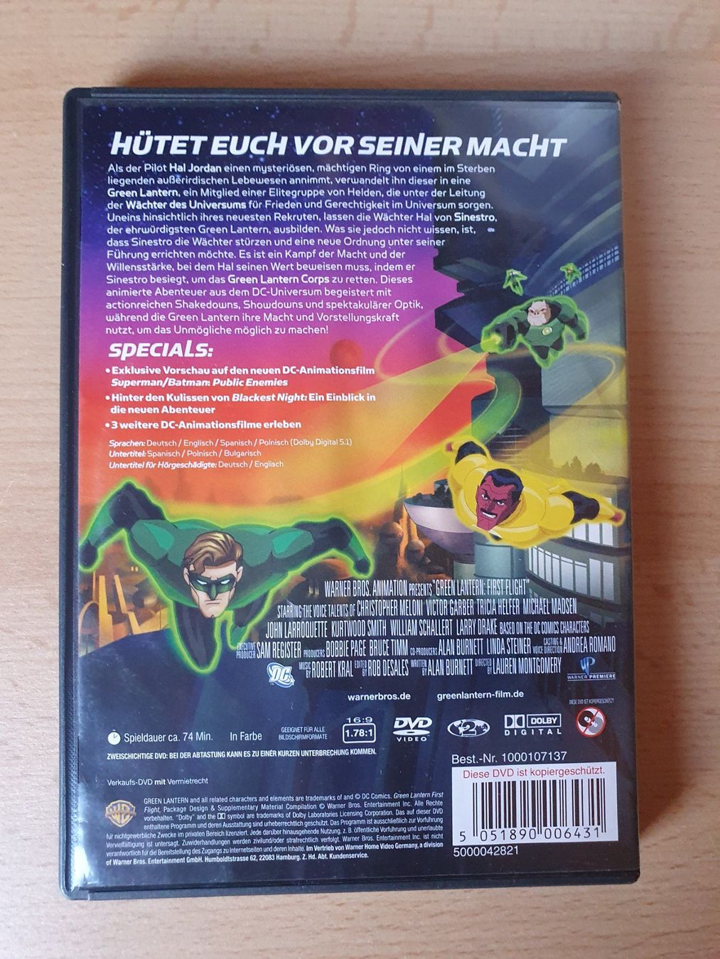 Tutti i DVDs: DVD Green Lantern - First Flight – Usato da St. Margarethen TG venduto da Schachmatt 1