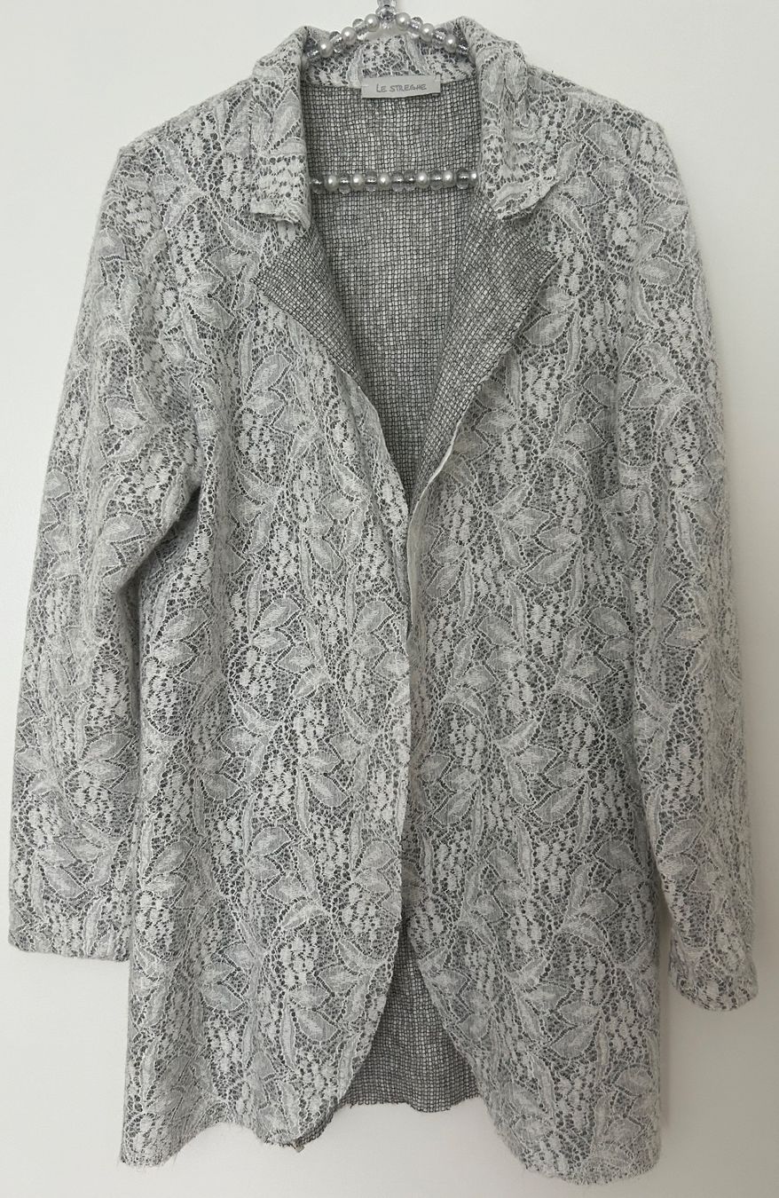 Giacche: Edle LE STREGHE Spitzenjacke, Gr. M, 20% Mohair – Usato da Horn venduto da Resvi