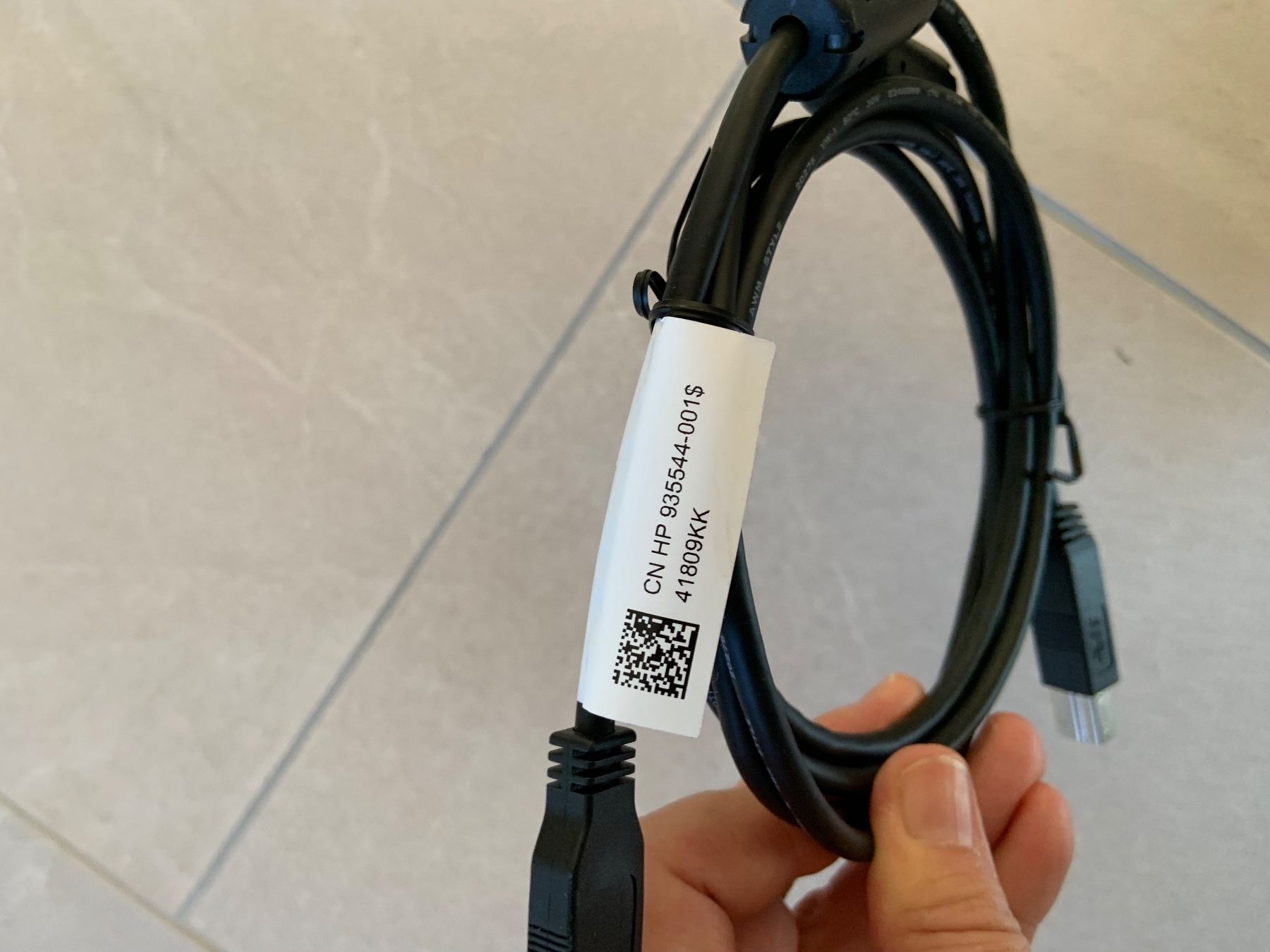 Hewlett Packard Kabel: HP 935544-001 USB Datenkabel – Neu (gemäss Beschreibung) aus Giswil von Pingu109 1