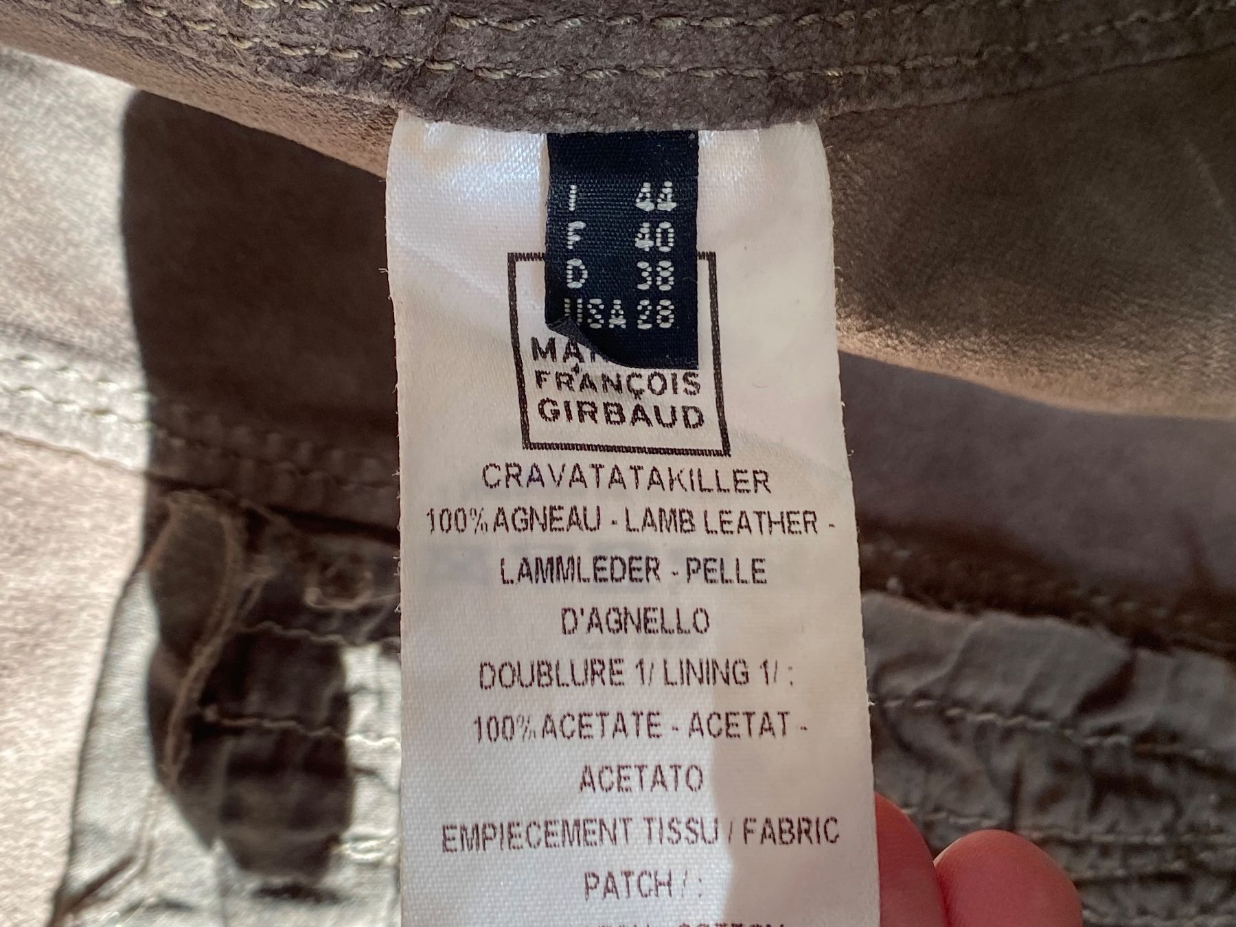 Girbaud Giacche: Lederjacke Gr. S, Vintage Style, Marithé + François Girbaud – Usato da Zürich venduto da JDB_Vintage 3