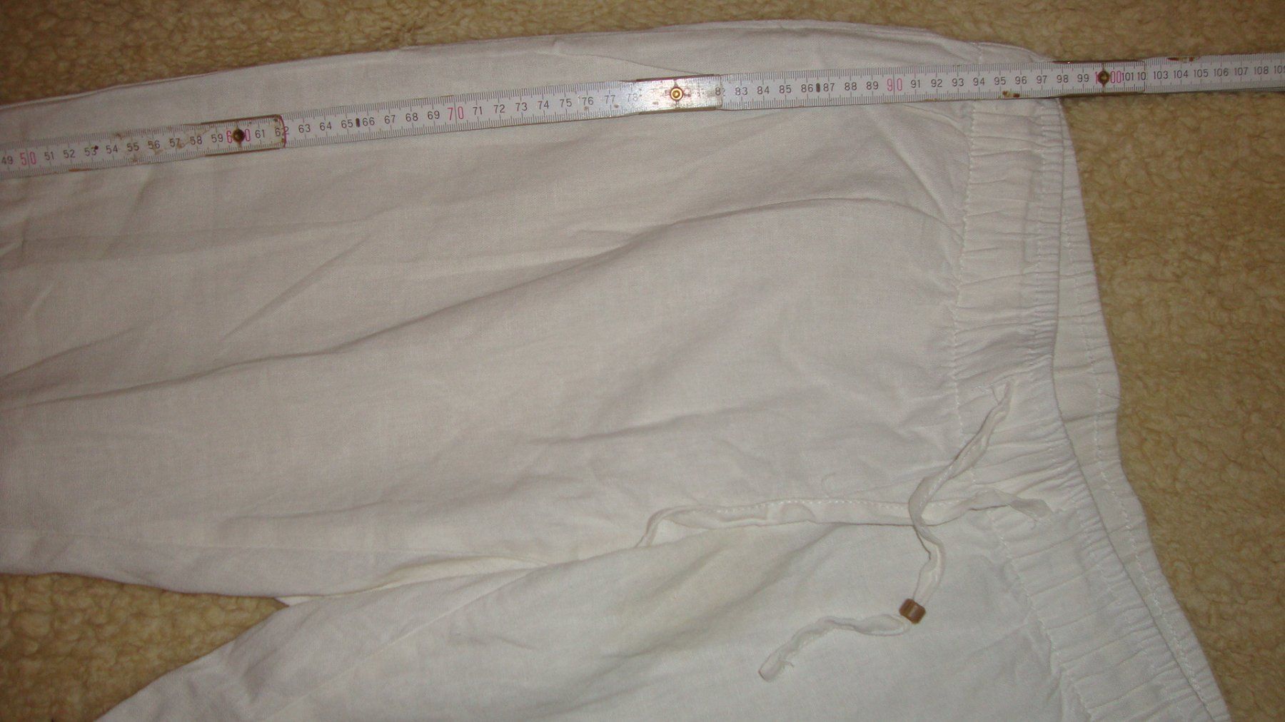 Pantaloni: weisse, 51%Leinenhose, NEU, Gr.38 – Nuovo (secondo la descrizione) da Laufen venduto da ereli 3