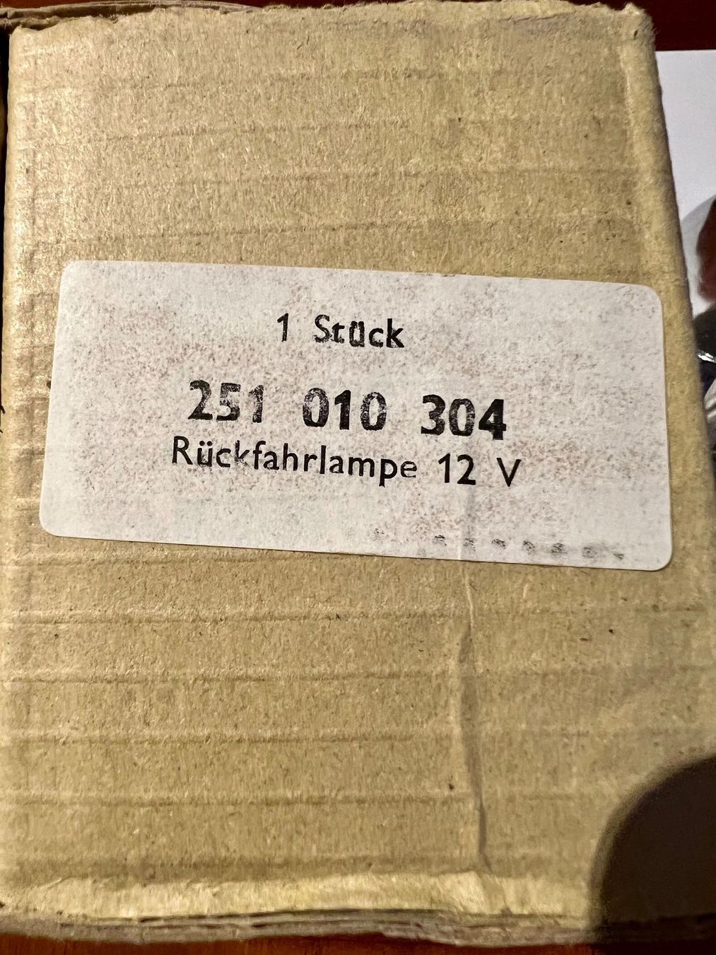 Tutti i ricambio per moto: Ruckfahrlampe – Nuovo e nell'imballaggio originale da Niederrohrdorf venduto da S.Hubar 4
