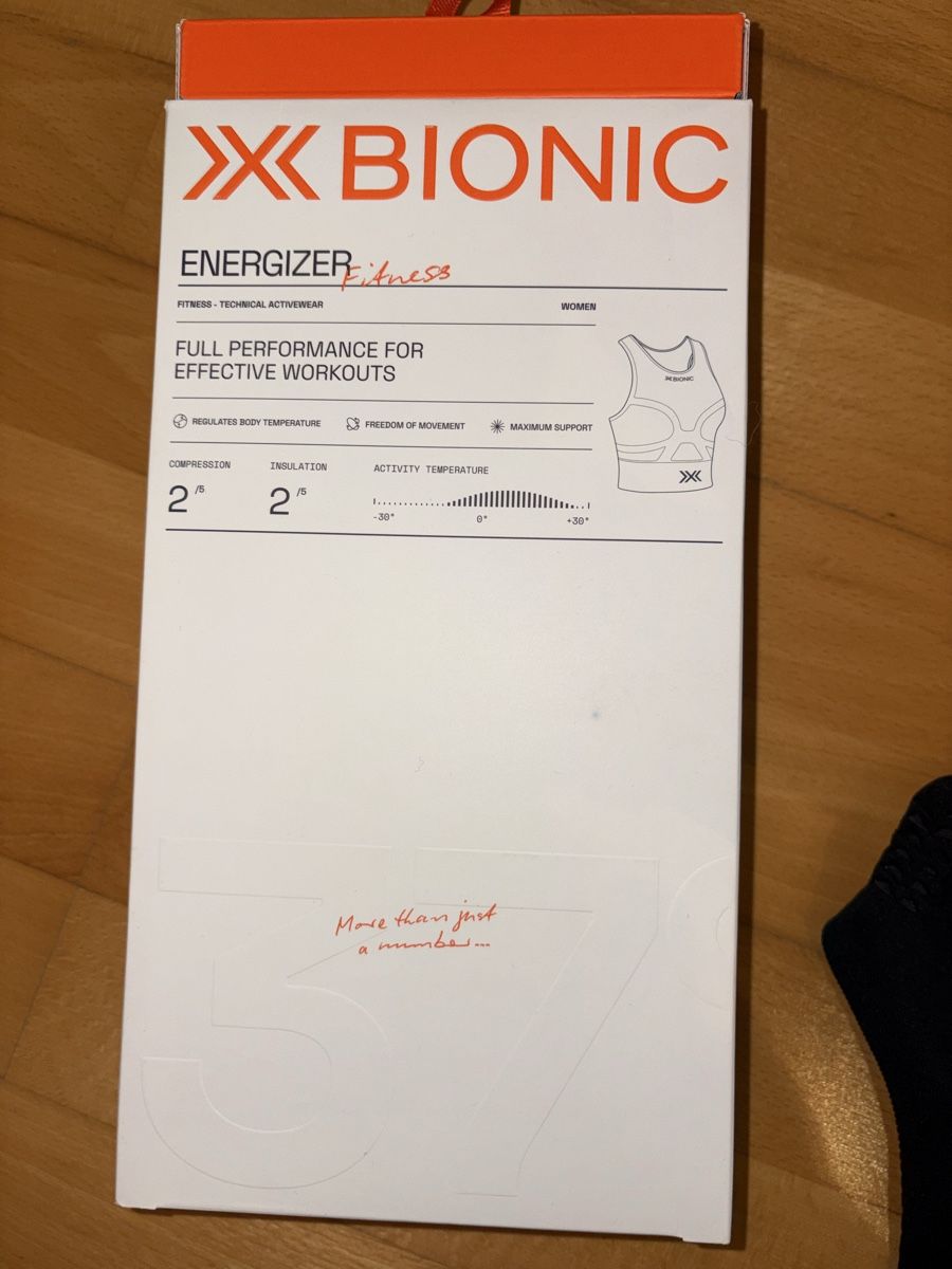 X-bionic Altra biancheria intima: X-BIONIC Energizer Sport BH/ Crop Top, Grösse XL – Nuovo e nell'imballaggio originale da Nänikon venduto da Amerika73 1