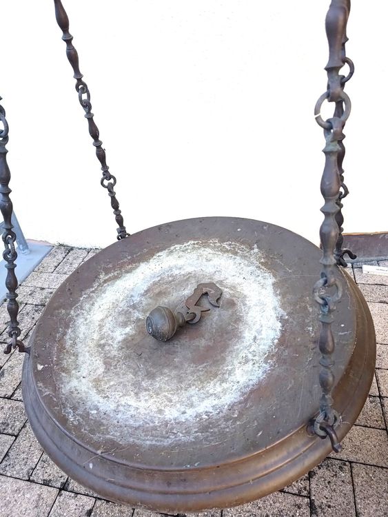 Bilance e pesi: Kupfer Hänger Tableau mit Waagschale und Gewicht - Exklusiv! – Usato da Rüti ZH venduto da Sarah0406
