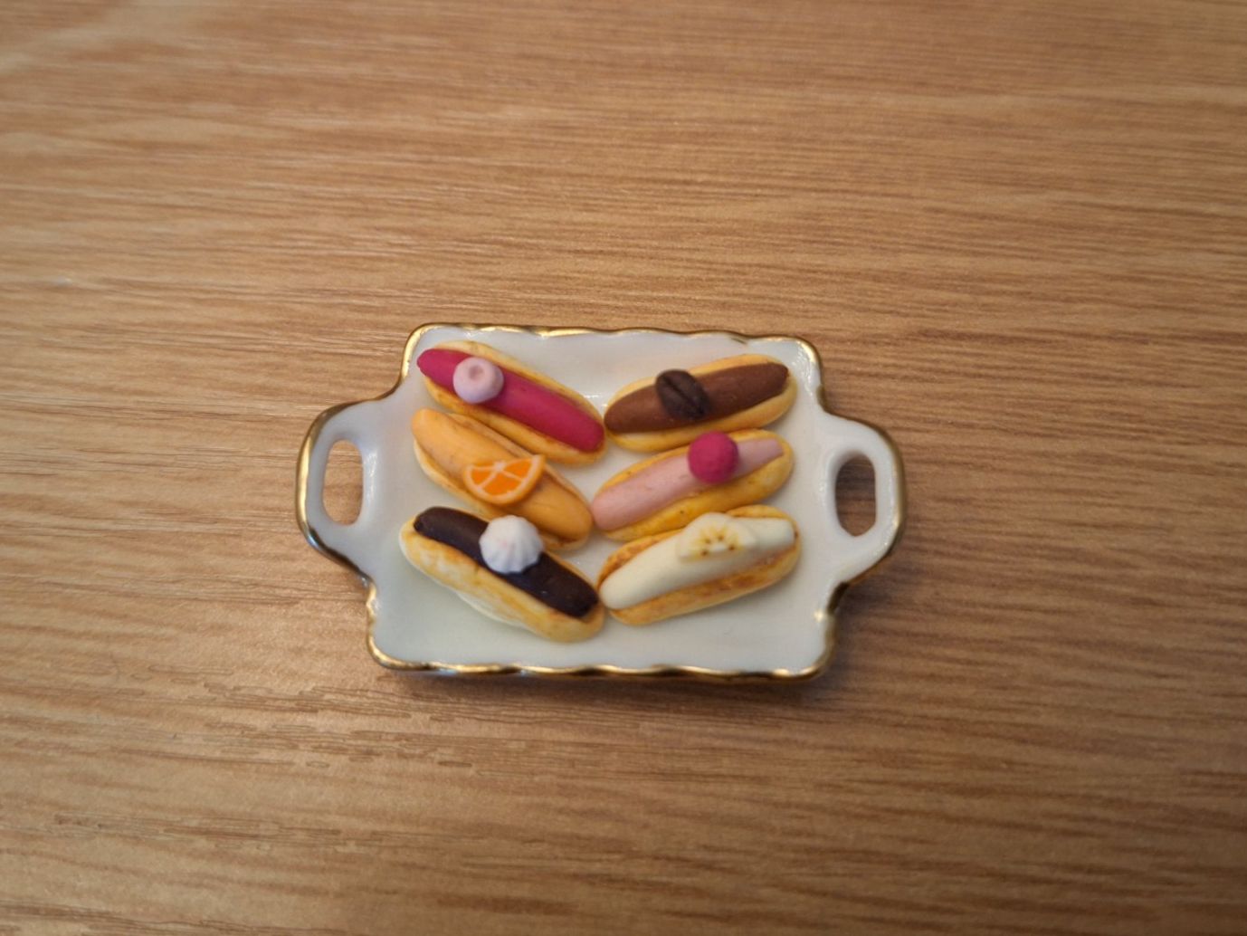 Case e mobili per bambole: Handmade gemischte Eclairs – Nuovo (secondo la descrizione) da Zürich venduto da HandmadeTinyFood 1