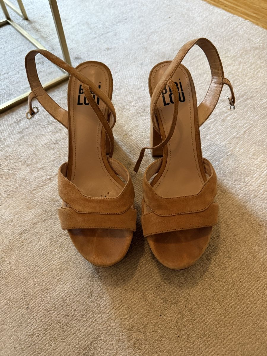Scarpe da donna: Plateau Sandalen, Wildleder, Gr. 38 – Usato da Zürich venduto da secondhandpassion