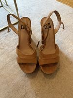 Plateau Sandalen, Wildleder, Gr. 38