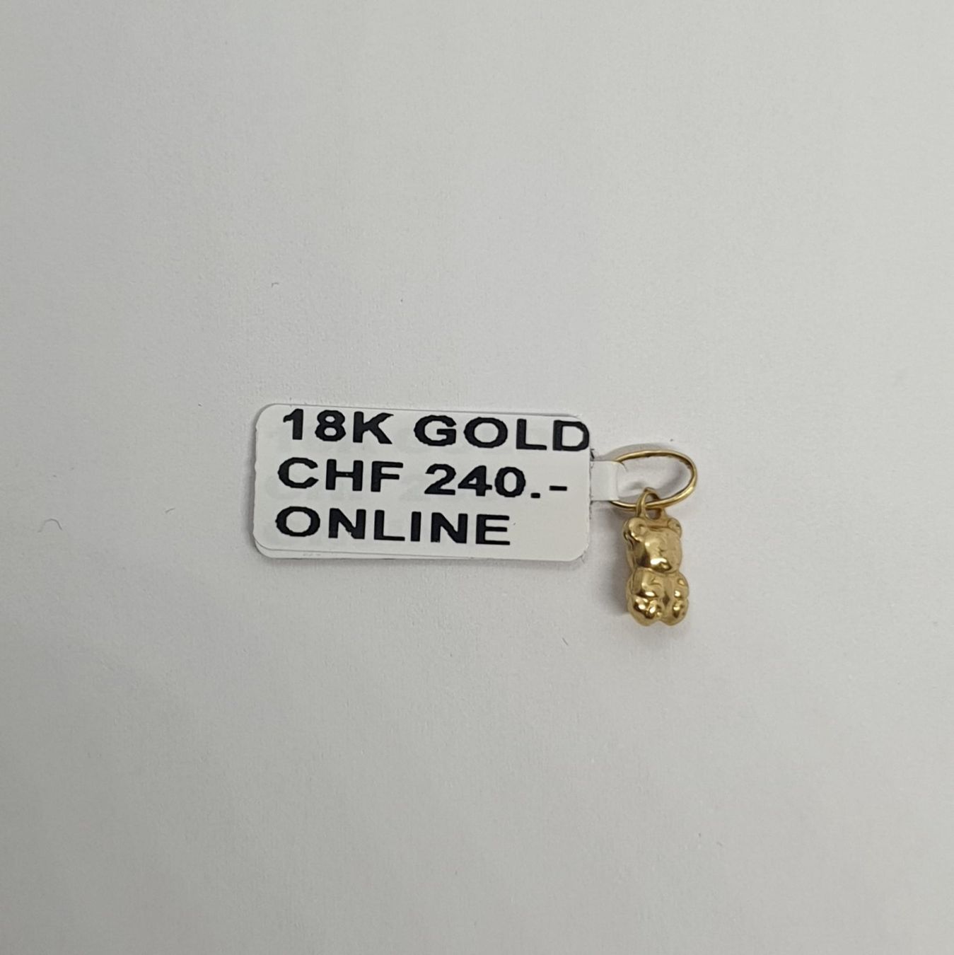 Ciondoli: Echt 18K Gold - Teddybär Anhänger – Usato da Luzern venduto da Luzern-Goldhaus 2