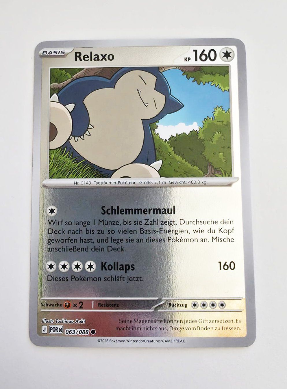 Pokémon Carte collezionabili: Relaxo - Pokémon TCG – Usato da Zürich venduto da Zetto
