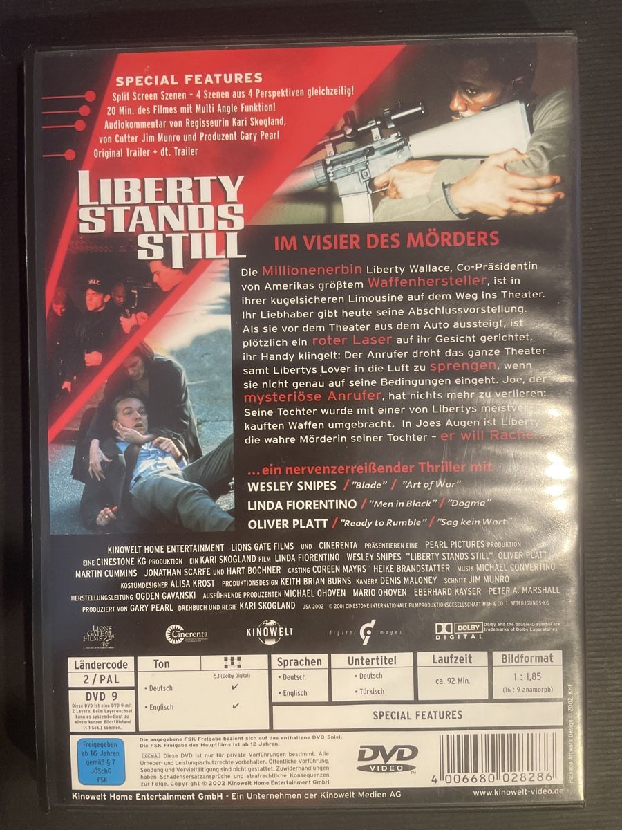 Tutti i DVDs: Liberty stands still, bewaffnete Waffenkritik – Usato da Winterthur venduto da machmaschine 1