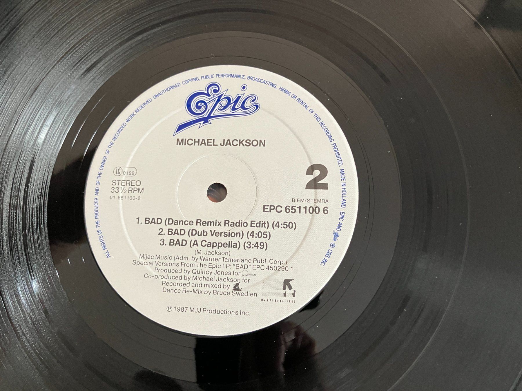 Dischi in vinile: Michael Jackson – Usato da Aarwangen venduto da Jukebox3 7