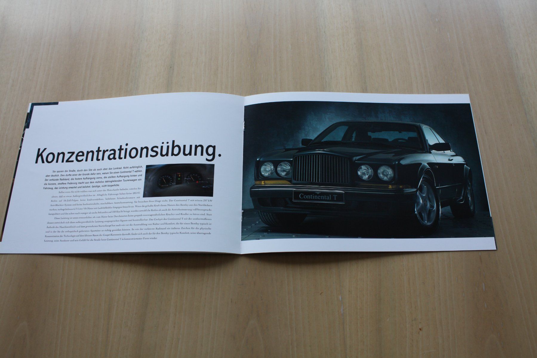 Bentley Documenti: Bentley Continental T Prospekt 1996 Deutsch – Usato da Wikon venduto da erwin400 2