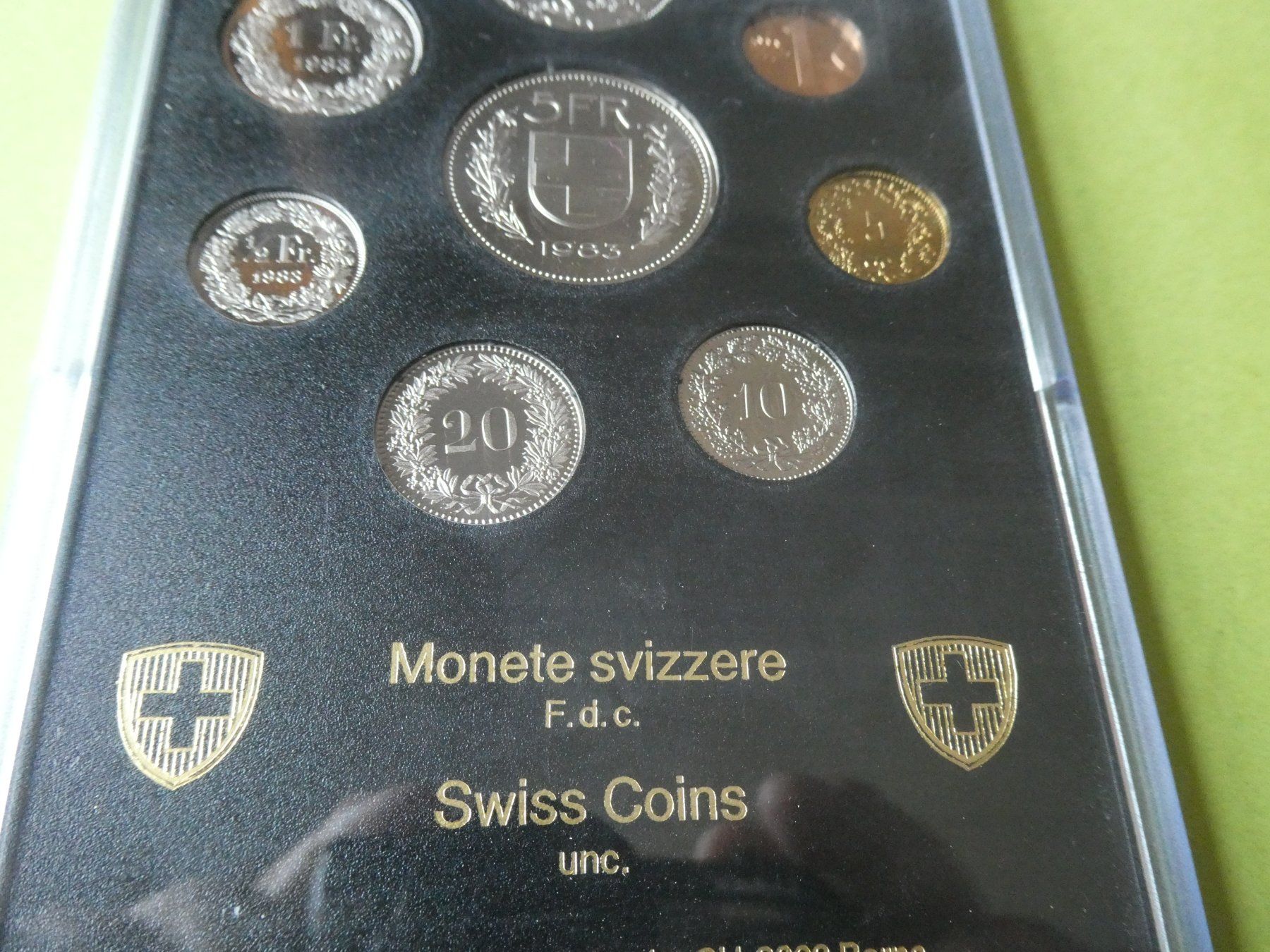 Alle Münzen: Schweiz 1983, Münzsatz  stempelglanz – Neu (gemäss Beschreibung) aus Hinterforst von Rohusri 3