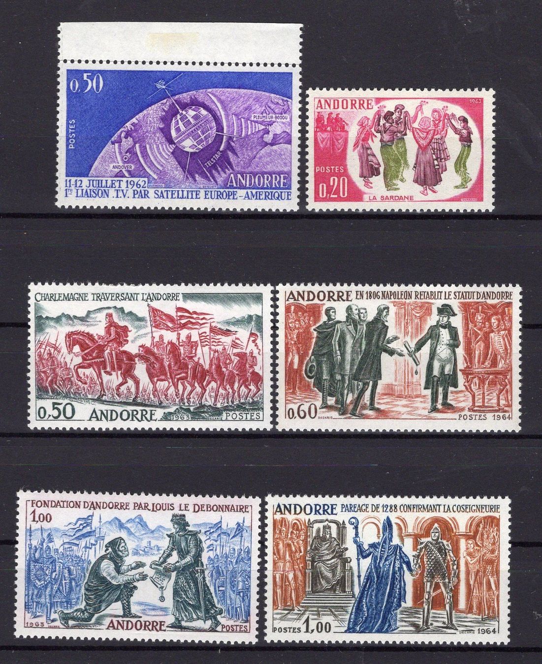Tutti i francobolli: R5051  /  ANDORRE 1962-1964 – Nuovo (secondo la descrizione) da Ste-Croix venduto da MONT-TAGNAC