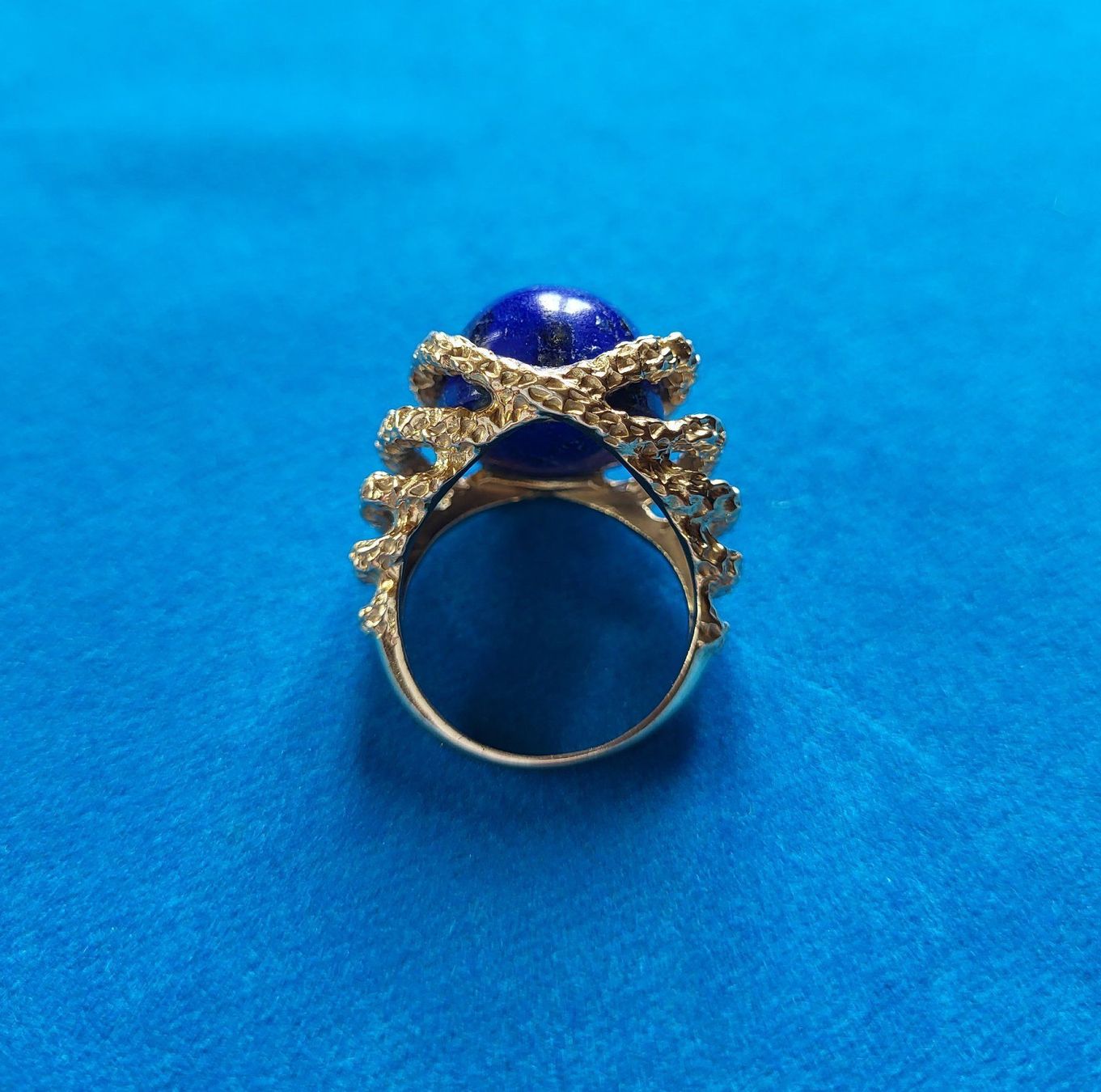 Ringe: 18 Karat 750 Massiv Gold Ring Mit Lapislazuli – Gebraucht aus Wald ZH von Aniade 4