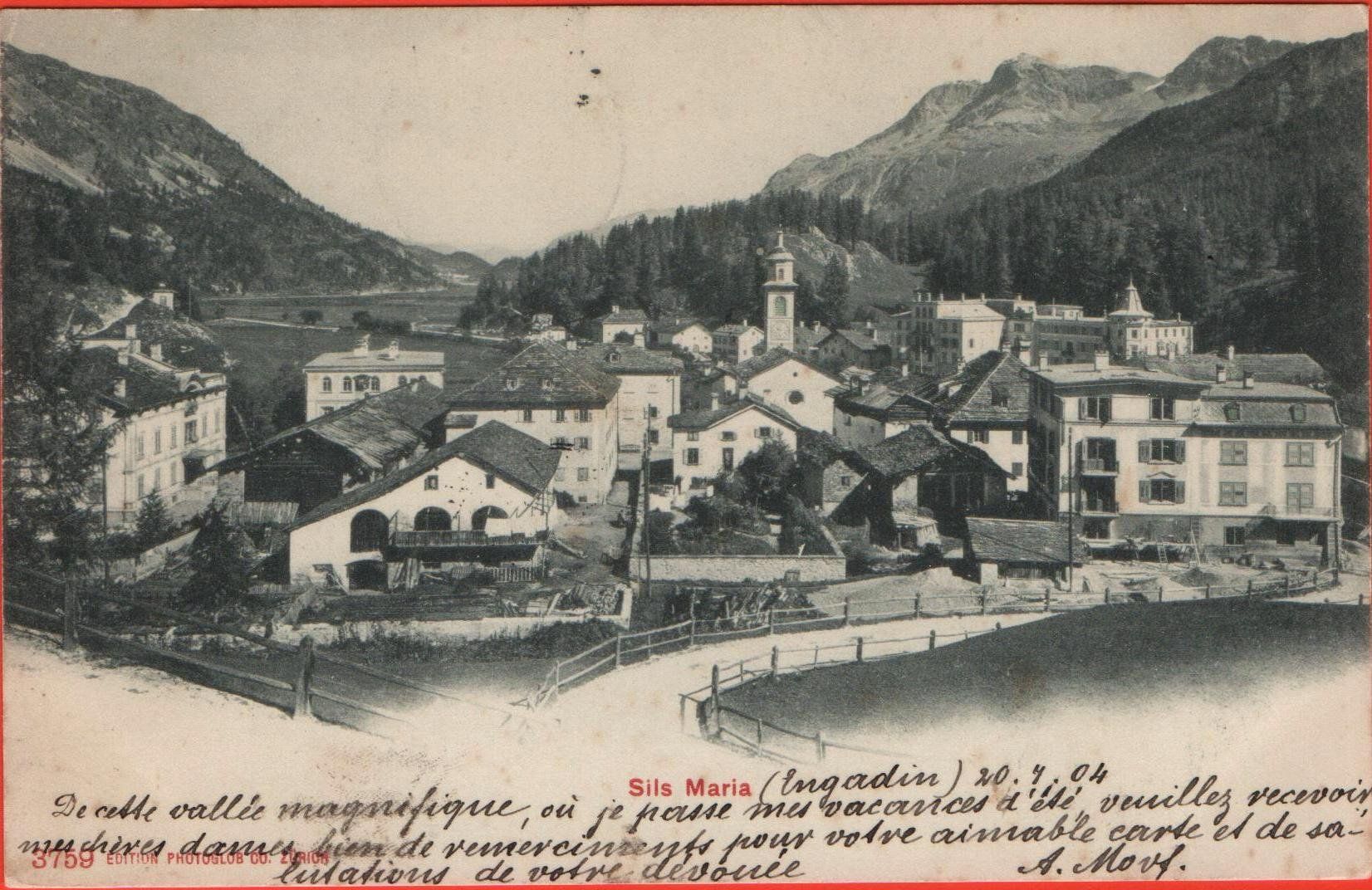 Cartes postales: SILS MARIA – D'occasion à Jona par philajona