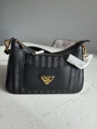 Maison Mollerus „Castiel“ Handtasche schwarz Neu
