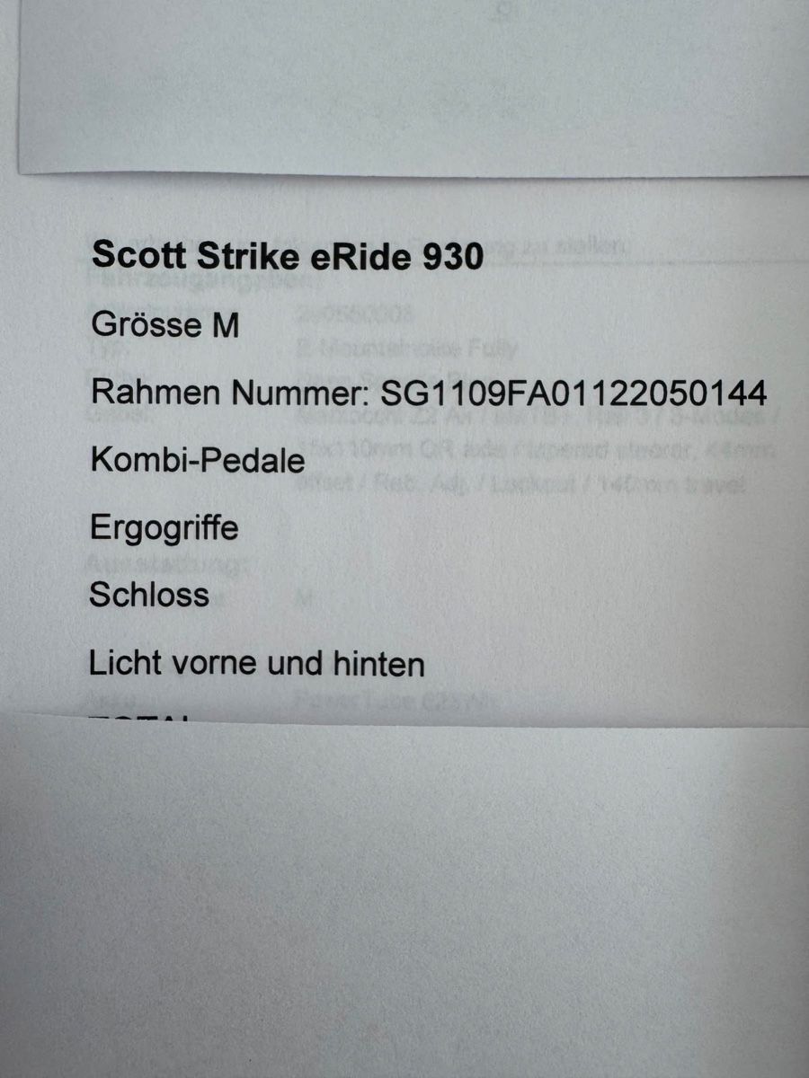 Biciclette: Scott Strike eRide 930 – Usato da Mörschwil venduto da Seegurke18 4