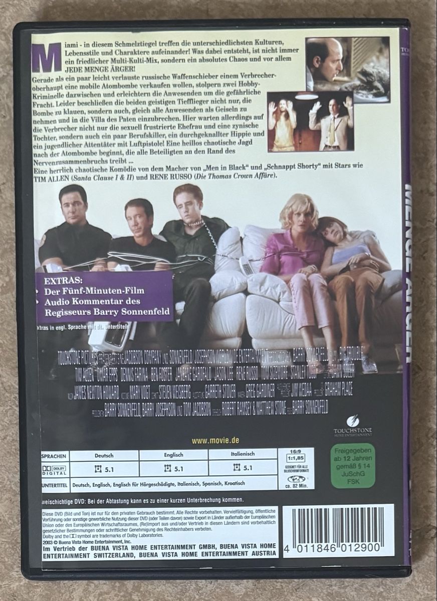 Tutti i DVDs: JEDE MENGE ÄRGER  – Nuovo (secondo la descrizione) da Dietikon venduto da AndreaSch01 1