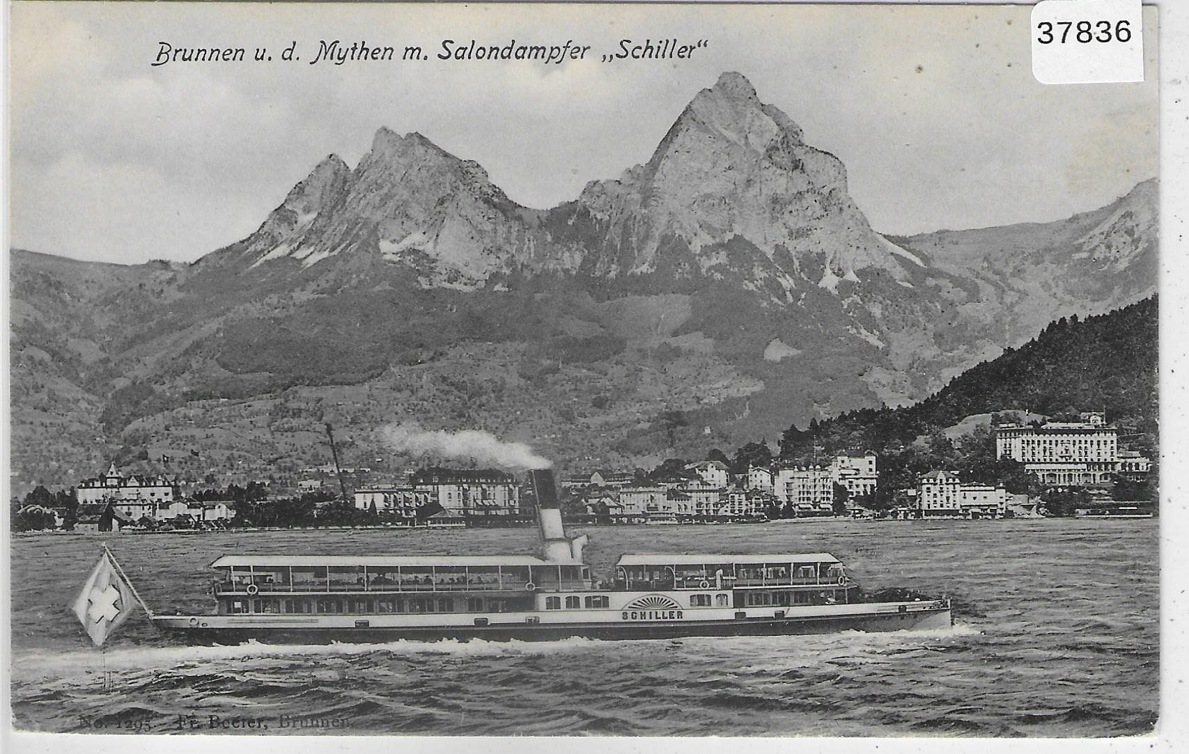 Cartes postales: Brunnen - Salondampfer "Schiller" Bateau – D'occasion à Ettingen par Kartenplanet