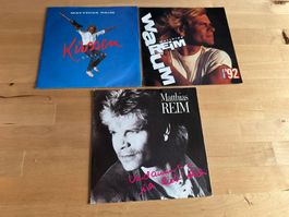 MATTHIAS REIM tolle rare Singles Kult Top 90's Deutsch Rock