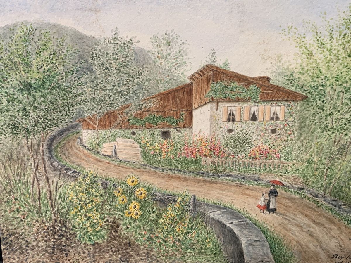 Dipinti: BEY 1888 F. NESSI  – Usato da Wolfhalden venduto da SecondAntique 1