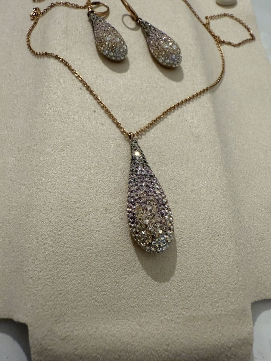 Swarovski Colliers: Swarovski Kette + Ohrringe Kristall – Neuf (Voir description) à Winterthur par fij_f65r 3