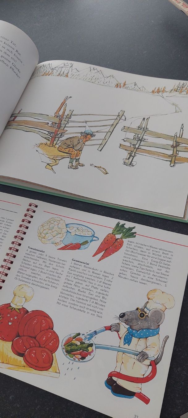Libri: Kinder Bücher Kochen mit Müsli und Schellenursli – Nuovo (secondo la descrizione) da Muri AG venduto da nindo1 4