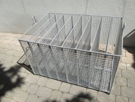 Grosser Drahtkorb für Tauchbad Inox