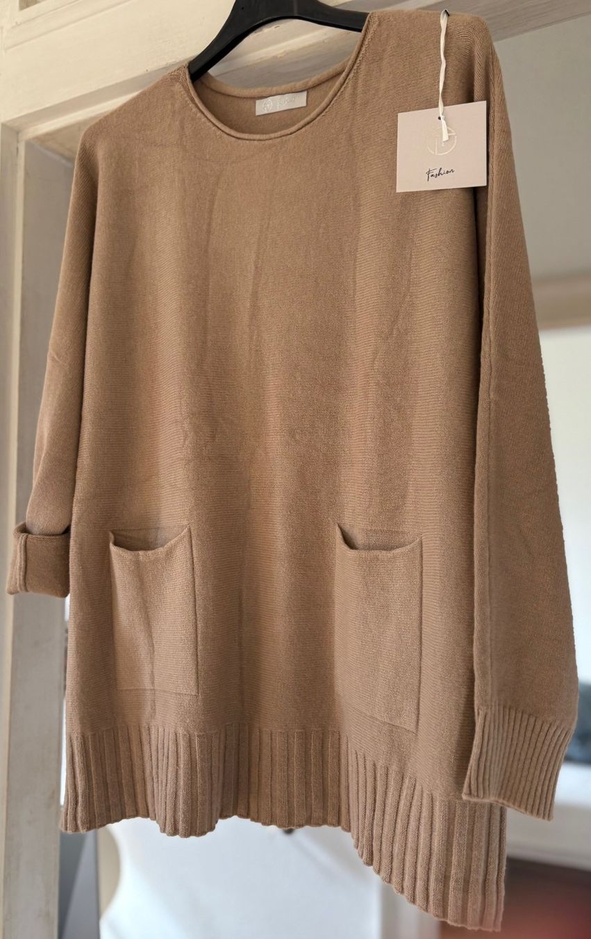 Pullover & Sweatshirts: PULLOVER OVERSIZE AVEC CASHMERE! M – Neu und originalverpackt aus Locarno von NicoNion 1