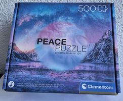 Puzzle Clementoni Peace Puzzle 500 Teile neu- Light Blue