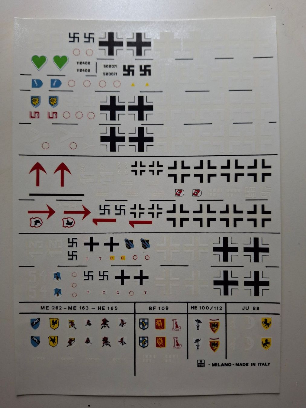 Kit di modellismo & Modellini statici: Decals Luftwaffe 1/72 – Usato da Steffisburg venduto da heziste